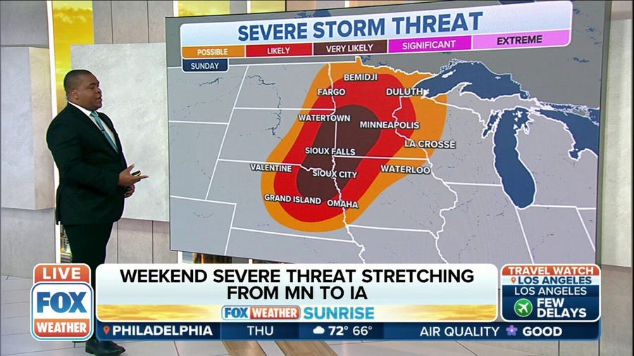 Significant severe weather, including tornadoes, possible in Upper Midwest this weekend