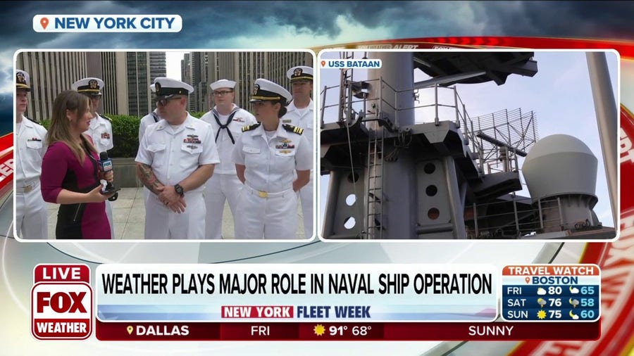 How the weather plays a major role in Naval ship operations