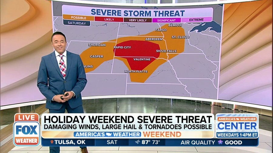 More severe storms eye the Plains this weekend