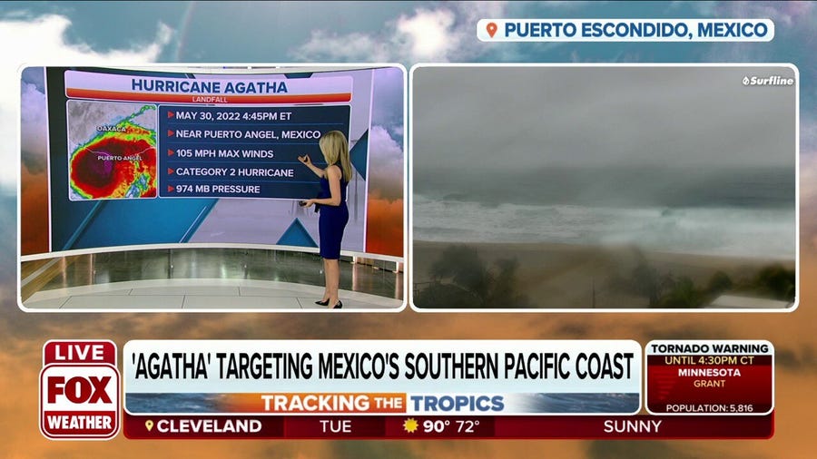 Hurricane Agatha Targets Mexico for Landfall