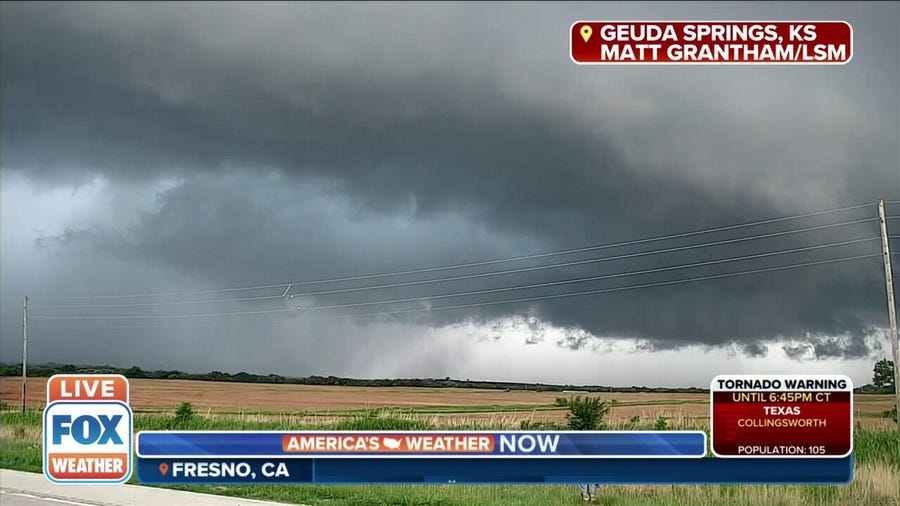 Stormy sky in Geuda Springs, Kansas