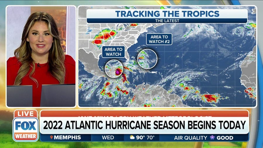 Two areas to watch in the Atlantic as hurricane season officially begins today