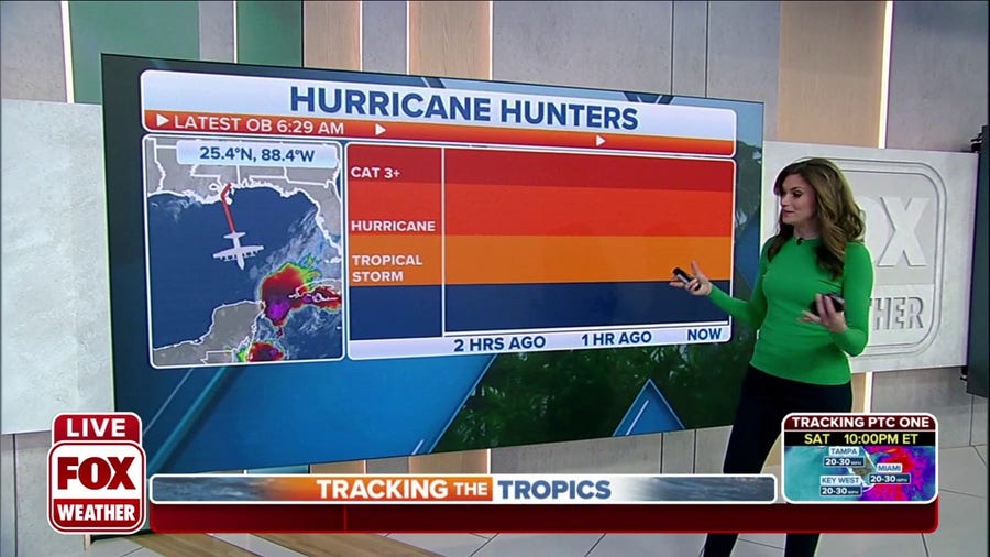 Hurricane Hunters En Route to Storm