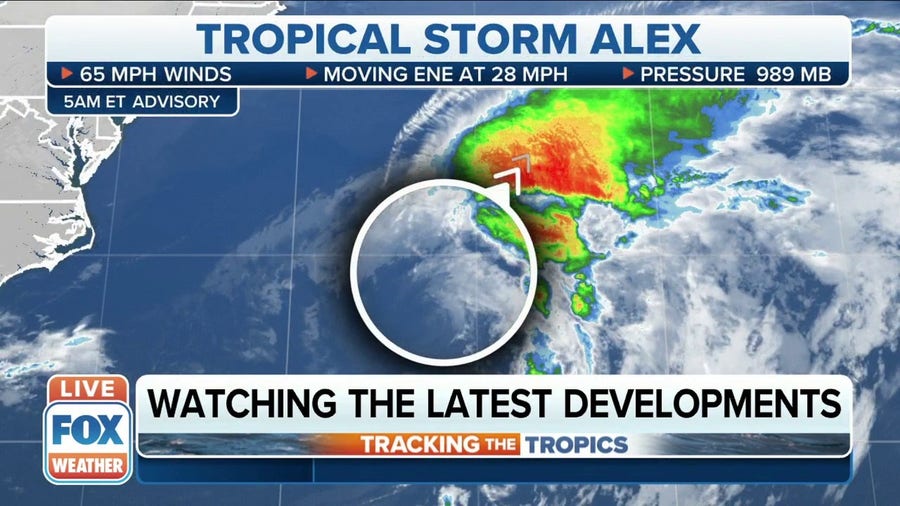 Tropical Storm Alex continues to impact Bermuda