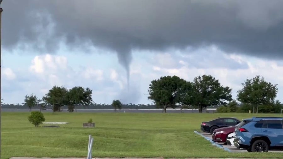 Waterspout spotted in Pensacola, Florida