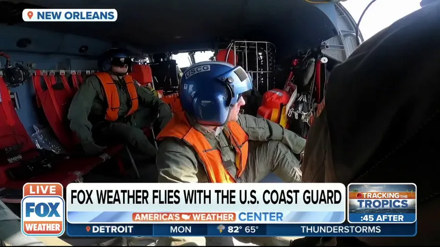 FOX Weather takes flight with US Coast Guard and learns hurricane preparedness
