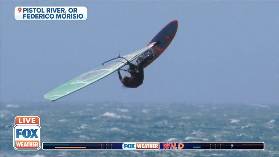 Windsurfer chases storms to catch the best waves