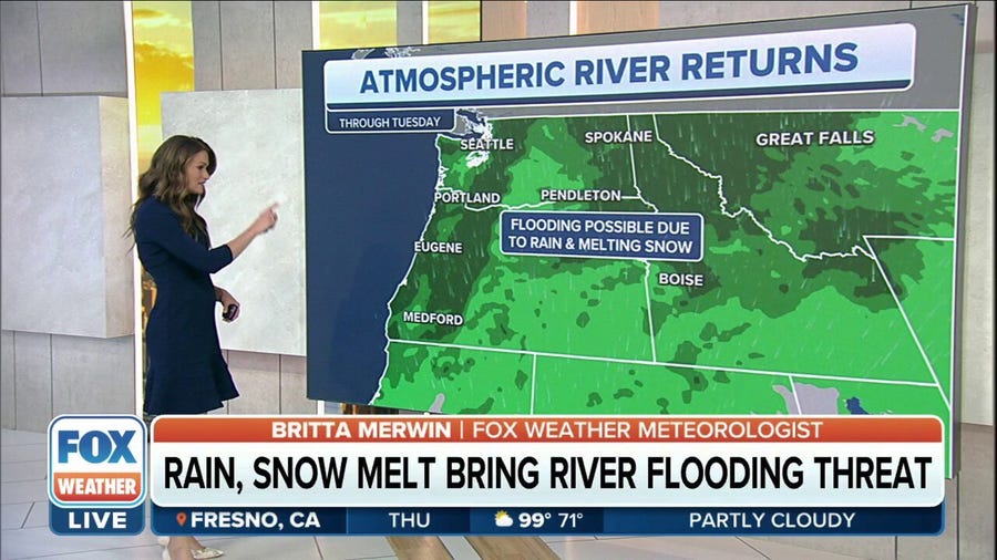 Rare June atmospheric river could bring record-breaking rainfall to parts of Northwest