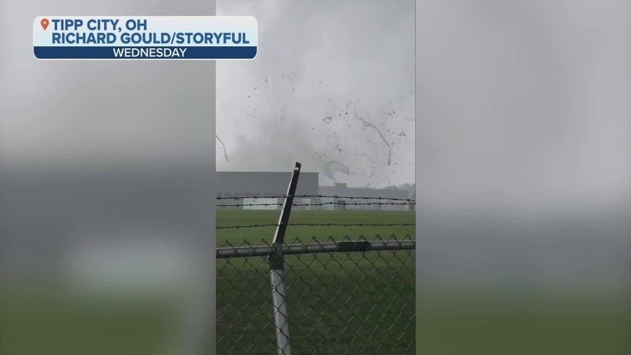 Tornado causes 'extensive damage' to warehouse in Tipp City, OH