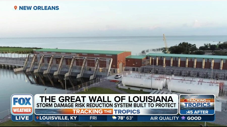 New Orleans levee finally complete years after Hurricane Katrina