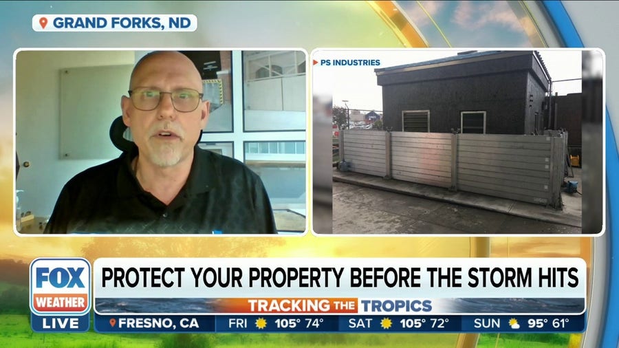 Company makes metal barriers to help protect your home from flooding