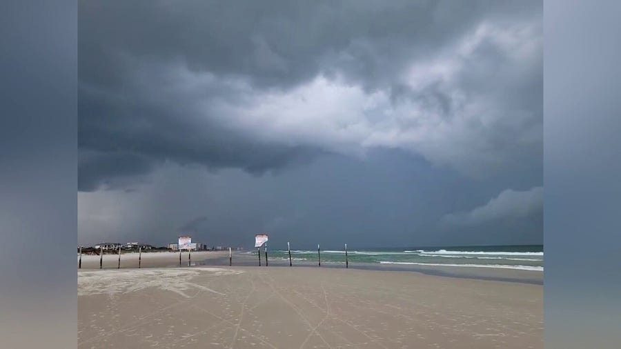 Stormy sky over Ponce Inlet, Florida