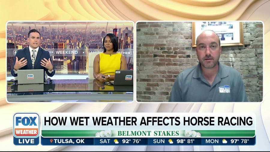 How wet weather affects horse racing