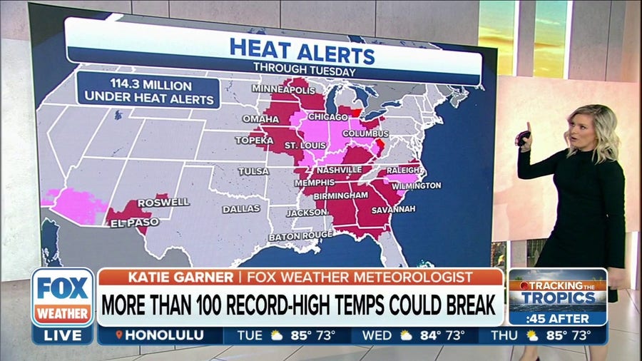 At least 114 million at risk of potentially deadly heat-related illness from heat wave