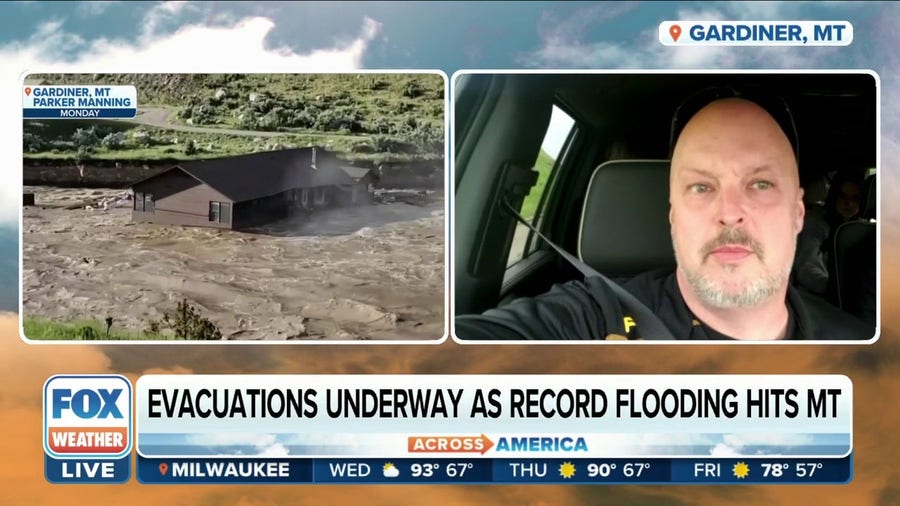 'Very surreal': Man describes moment he captured home collapse in Yellowstone River