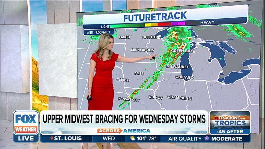 Upper Midwest under risk of severe weather Wednesday