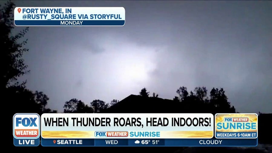 How to stay safe when lightning strikes during storms