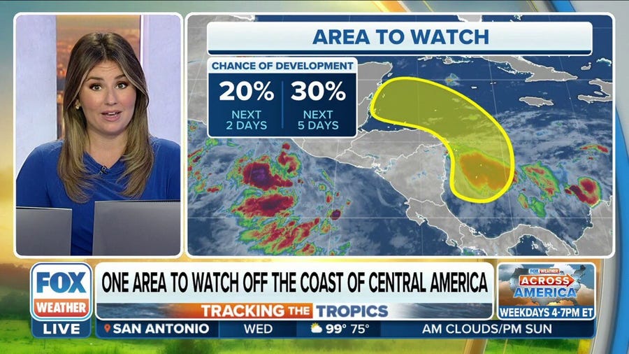 Chances lowered for disturbance in Caribbean developing into tropical system