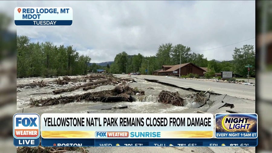 Yellowstone National Park entrances will remain closed until further notice