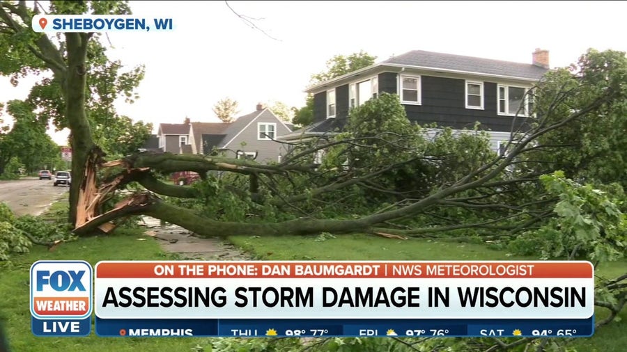 NWS meteorologist: 'We're not seeing the violent damage we thought we'd see' from WI tornado