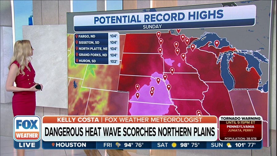 Northern Plains sees the potential for record highs this weekend