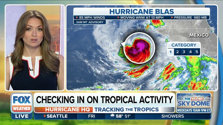 Two storms roam the Eastern Pacific