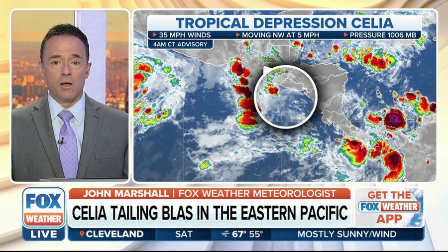 Tracking the Tropics: Celia tailing Blas in Eastern Pacific