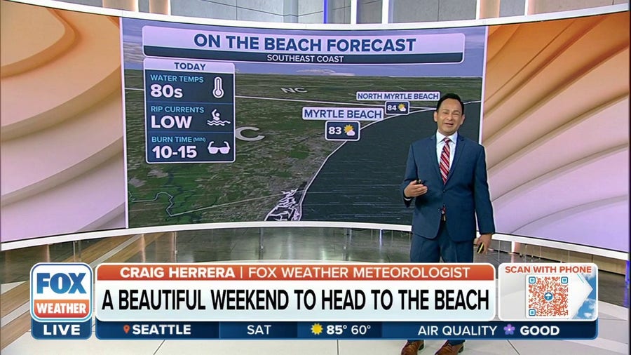 A beautiful weekend to head to the beach