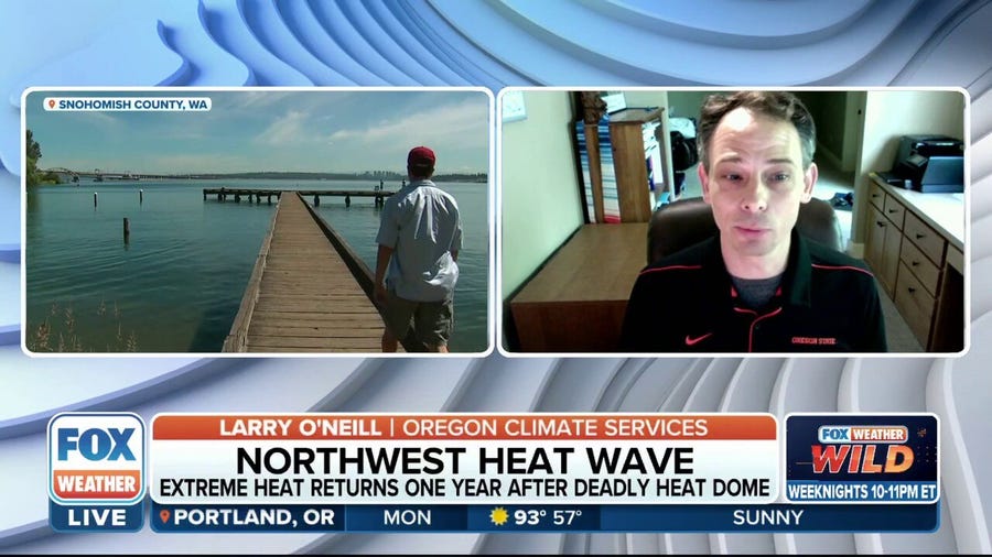 Extreme heat returns to Pacific Northwest one year after record-breaking heat wave