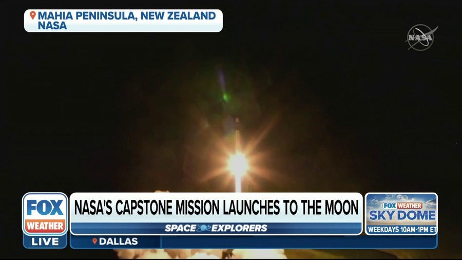 Watch: NASA's CAPSTONE lifts off from New Zealand facility and heads to moon