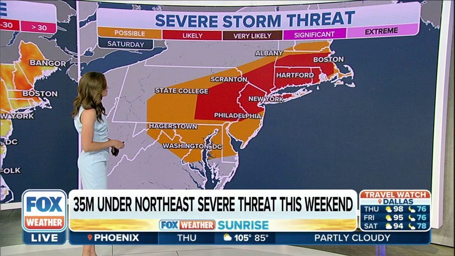 Severe storms could disrupt 4th of July weekend plans in Northeast