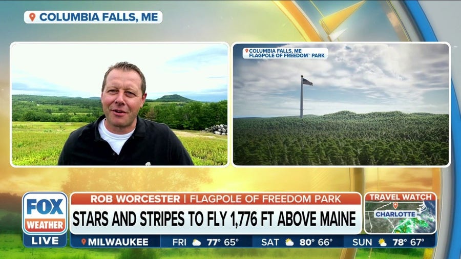 Patriotic theme park in Maine plans to house world's largest flagpole