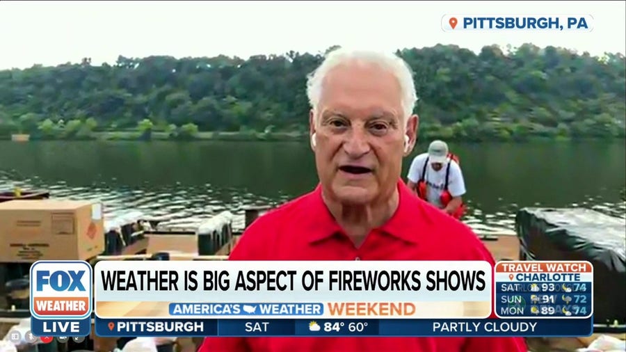 Weather is big aspect of fireworks shows