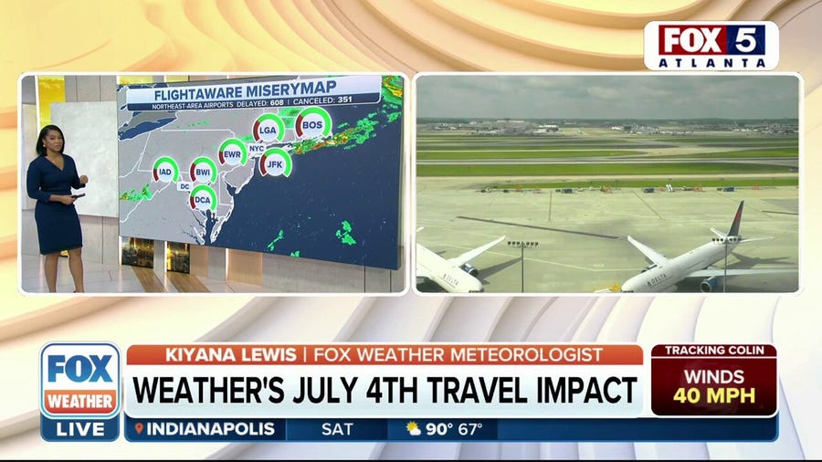 Flight cancelations, delays disrupt 4th of July weekend travelers