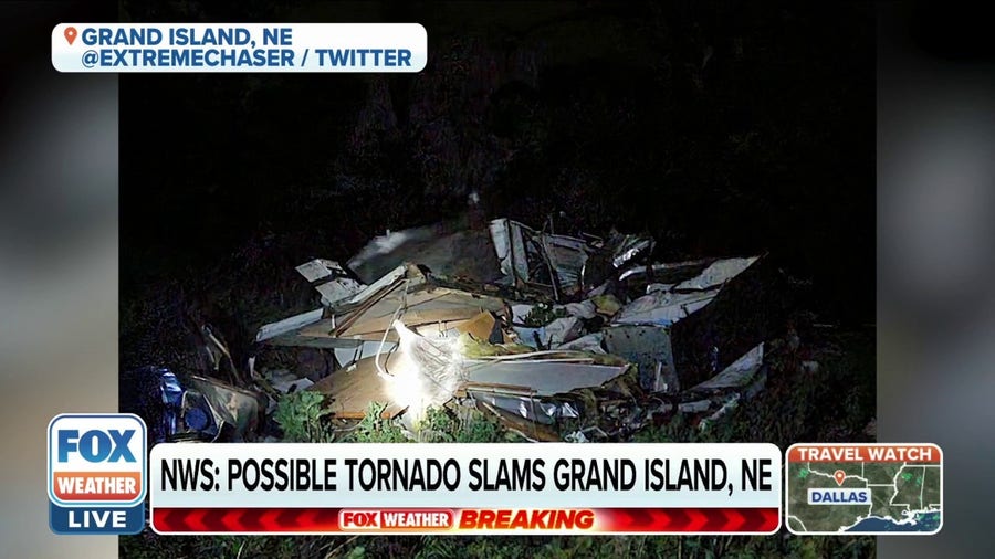 Possible tornado brings significant damage to Grand Island, Nebraska