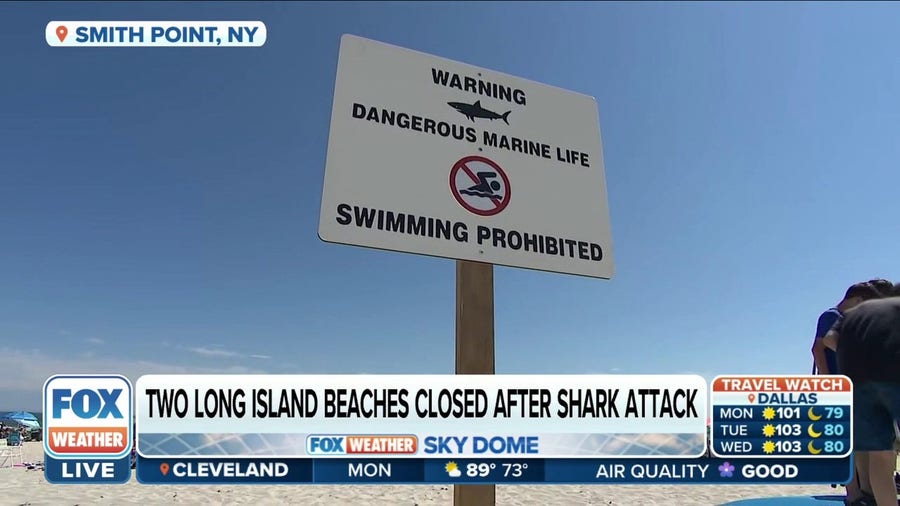 Long Island, NY beaches close following shark attack
