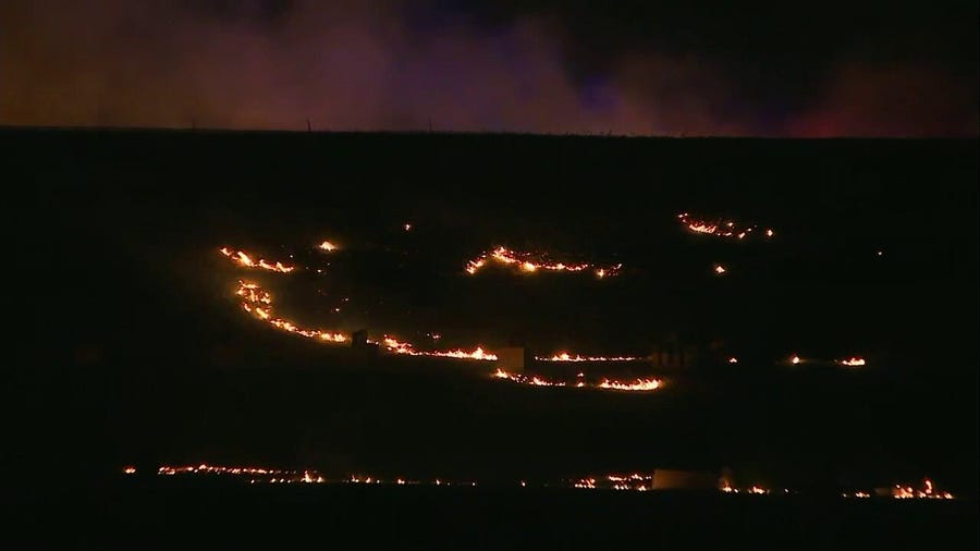 Watch: Fourth of July fireworks show ends early in Fort Worth, Texas, after grass fires ignite