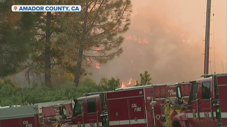 Watch: Electra Fire burns more than 3,000 acres in California