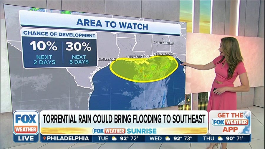 Area to watch in the Gulf still has low chance of development