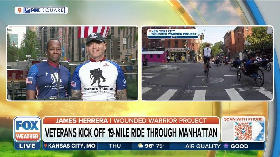 Injured veterans returning to New York City for annual Soldier Ride cycling event