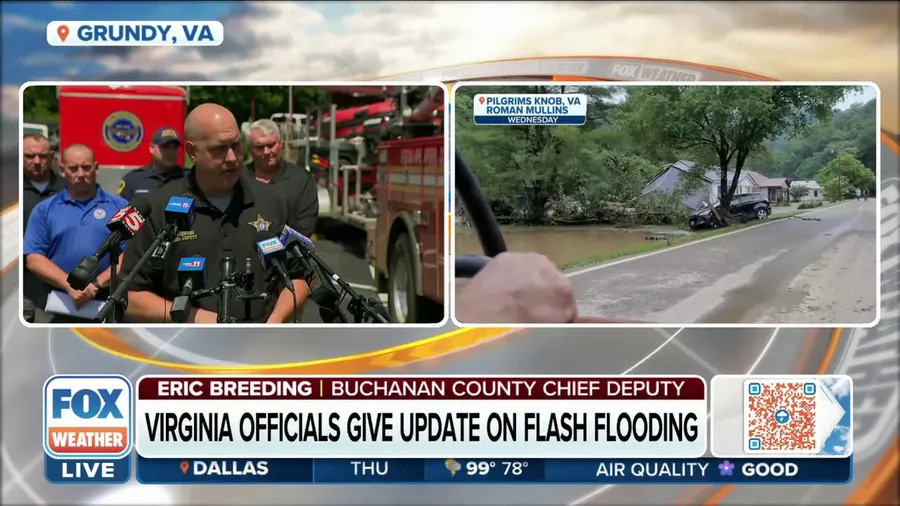 Everyone accounted for, zero fatalities following flooding in Buchanan County, VA
