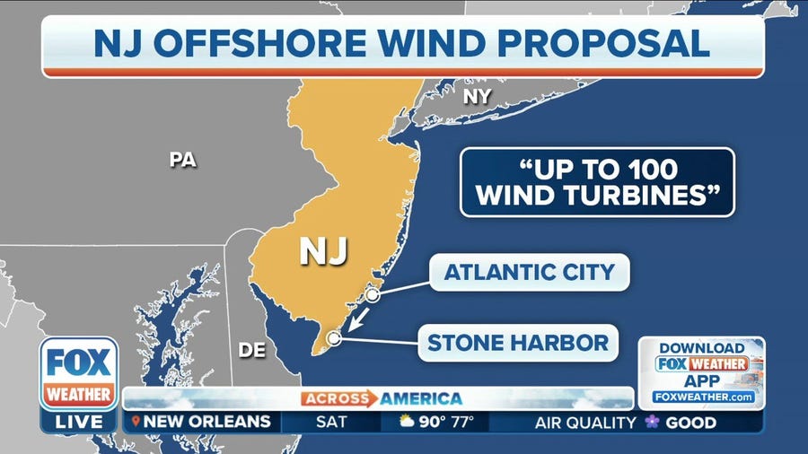 Clean energy project planned off New Jersey coast