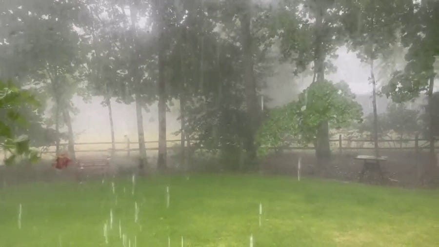 Summer storm brings heavy rain to Long Island, NY