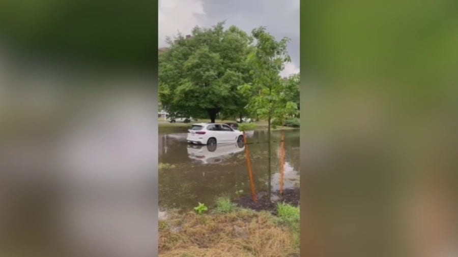 Floodwaters swamp streets in The Bronx, NY