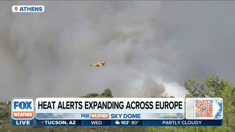 Brutal heat wave sparks wildfires across Europe