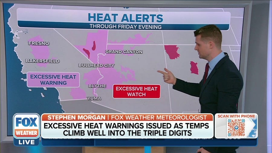 Extreme heat hits Southwest with temperatures climbing into triple digits