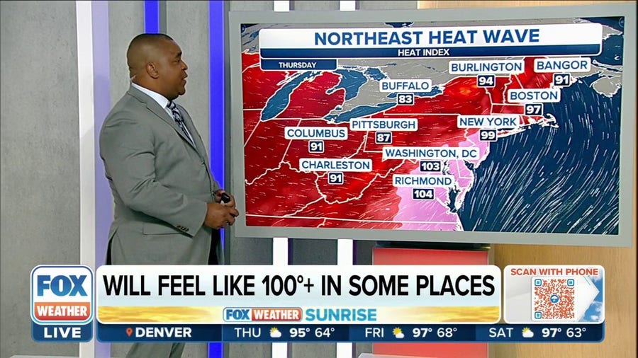 Scorching temperatures expected in the Northeast, New England