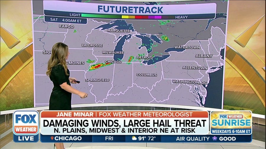 Severe Threat for Northern Plains, Midwest, and Northeast