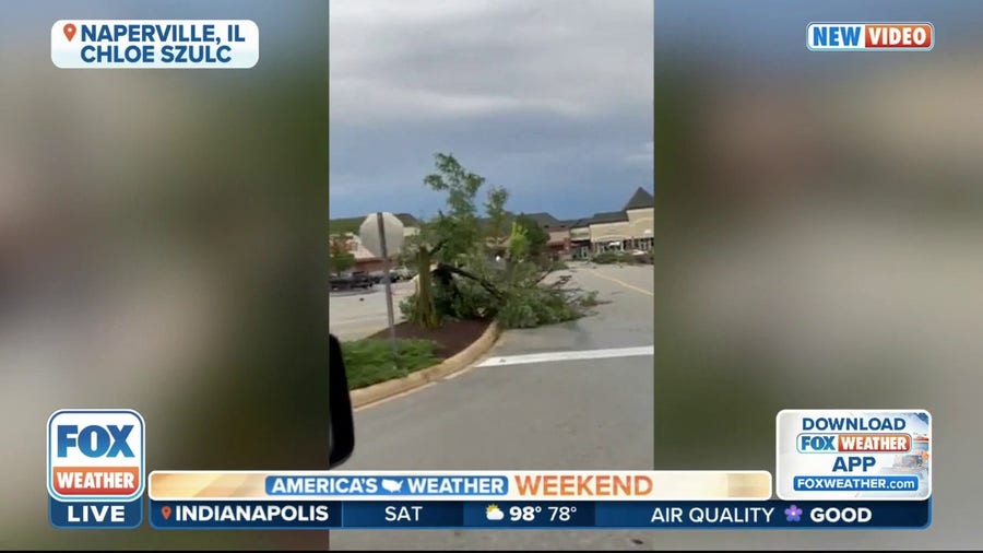 Damage seen after tornado in Chicago suburbs