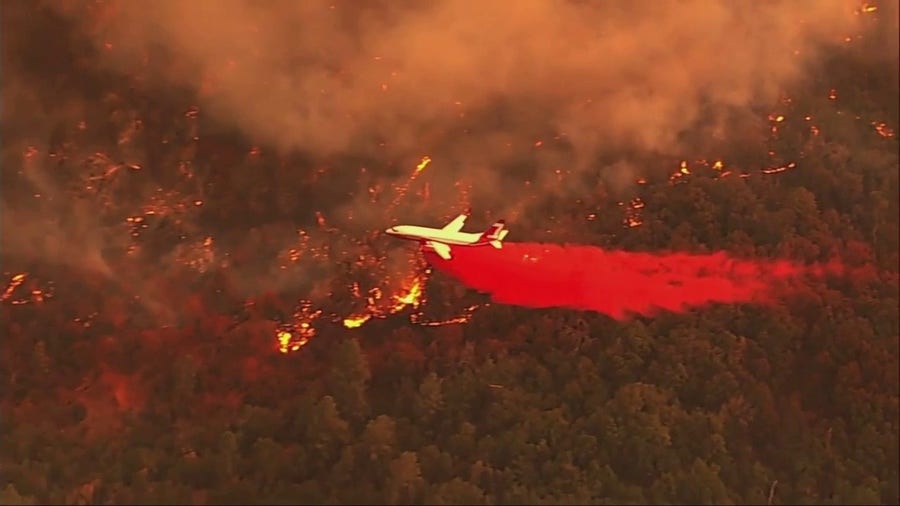 Oak Fire burns out of control